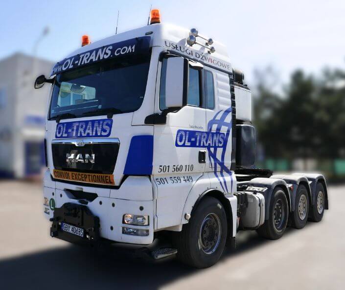 Używany ciągnik siodłowy MAN TGX 41.540 z manualną skrzynią biegów, 8x4