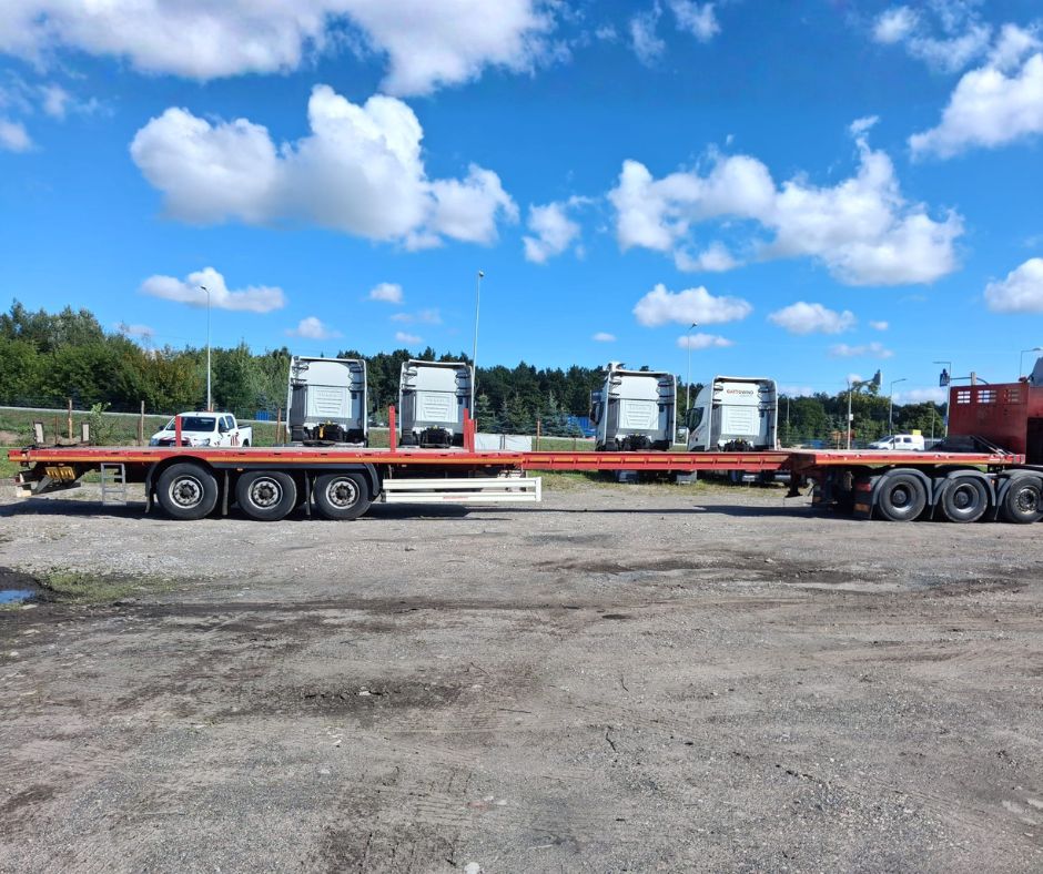 Kässbohrer LB3E – rozciągana naczepa low-bed