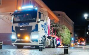 Transport specjalistyczny choinek świątecznych | OL-TRANS