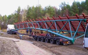 Transport specjalistyczny konstrukcji przemysłowych