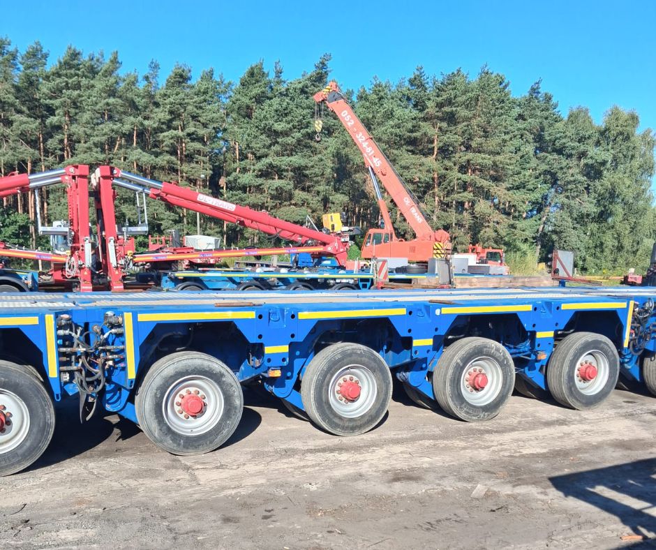 Scheuerle EuroCombi 3+4+3+2 – modułowy zestaw do ciężkiego transportu